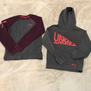 Boys Lot Under Armour Hoodie Youth Large